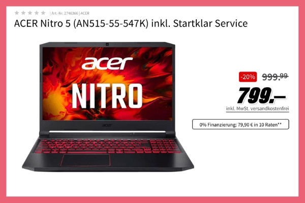 MediaMarkt Black November Acer Nitro