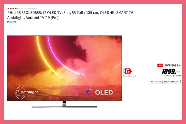 MediaMarkt Black November PHILIPS LED TV 