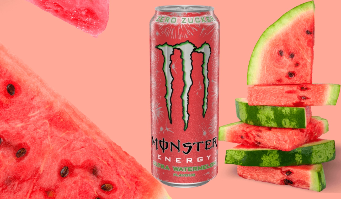 Eine neue Energy-Trendsorte - Monster Energy Ultra Watermelon ohne Zucker!