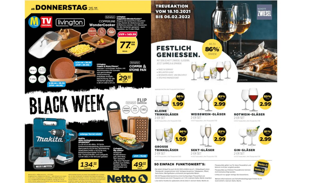Prodpekt Highlights KW 47 Netto mit dem Scottie 