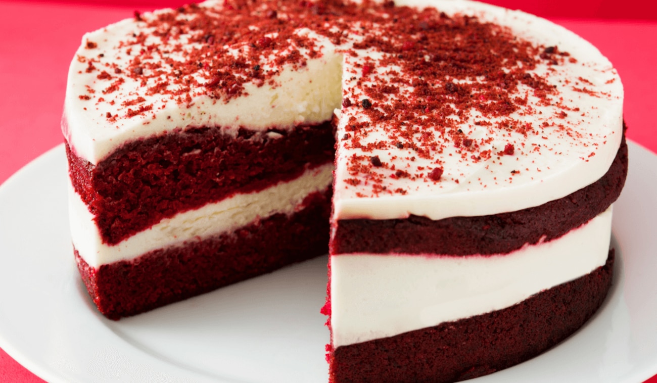 Red Velvet Cake wie von Starbucks - Das beliebte Rezept aus den USA