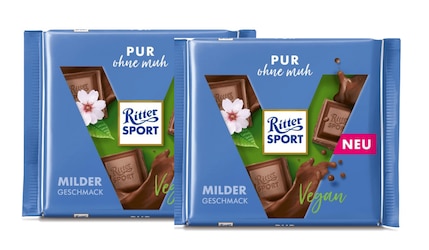 Ritter Sport ohne Milch - Die neue Ritter Sport Vegan Pur ohne muh