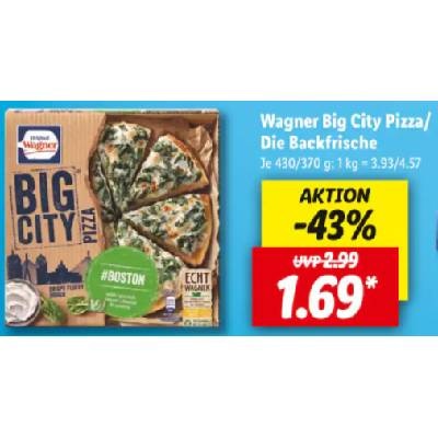 Wagner Pizza Angebot Lidl