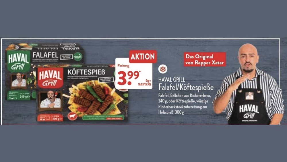 Xatar Köfte Spieße und Falafel bei ALDI kaufen