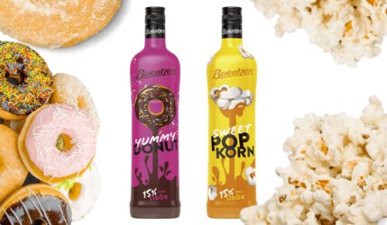 Berentzen Yummy Donut & Popcorn - Die zwei neuen Likör Sorten