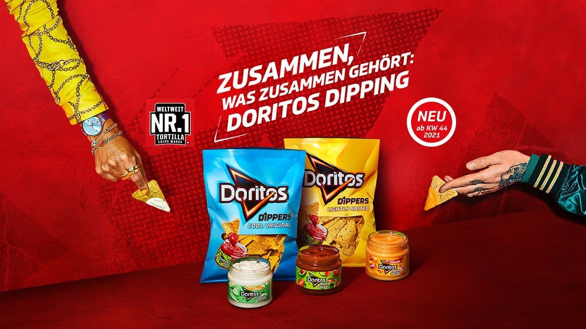 Neue Doritos Tortilla Chips & Dips: Doritos Dippers Lightly Salted, Sour Cream & mehr