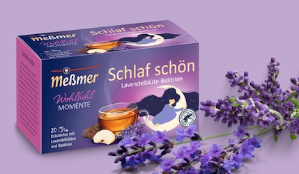 Meßmer Schlaf schön - Neu für guten Schlaf mit Lavendel & Baldrian