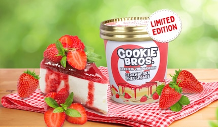 Cookie Bros. Strawberry Cheesecake - Der limitierte Frühlings-Keksteig zum Löffeln