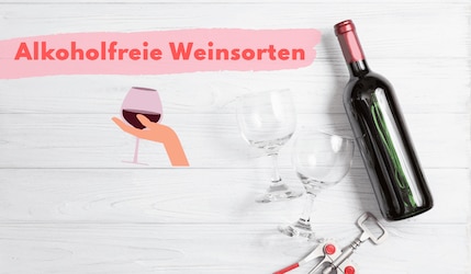 Alkoholfreier Wein aus dem Supermarkt