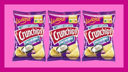 Crunchips Fiesta Aioli Style - Limited Edition mit Knoblauch-Geschmack