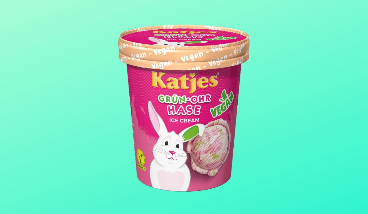 Eis-Trend Katjes Grün Ohr Hase Eis