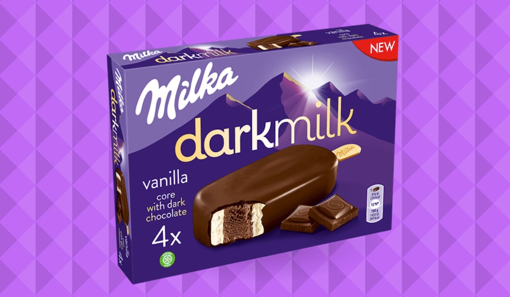 Milka Dark Milk Eis am Stiel: Es wird eistastisch