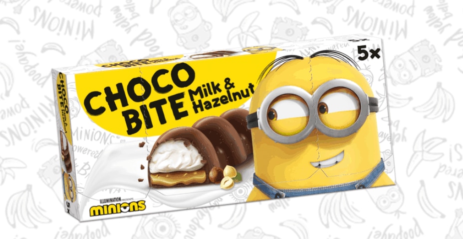 Minions Choco Bite Milk & Hazelnut