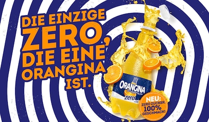 Orangina Zero - Die Orangen-Limonade gibt's jetzt auch ohne Zucker!