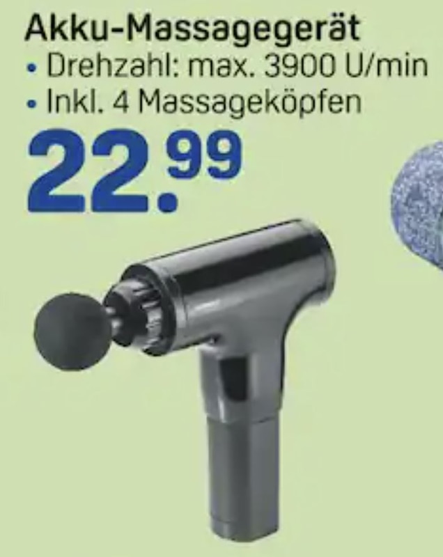 Massagepistole bei Rossmann