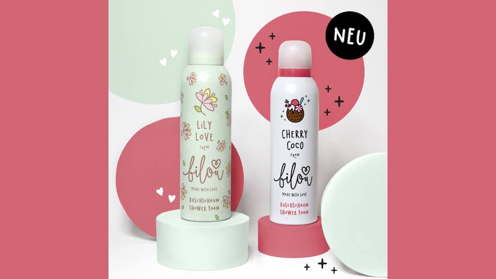 bilou Duschschaum Cherry Coco und Lily Love