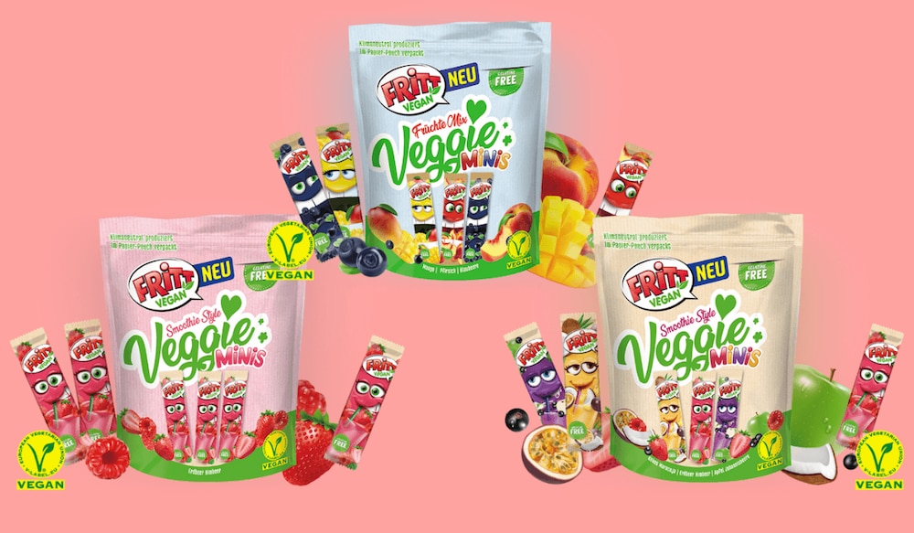 Fritt Vegan Smoothie Style & Früchte Mix Veggie Minis