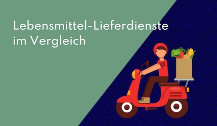 Lebensmittel-Lieferdienste im Vergleich