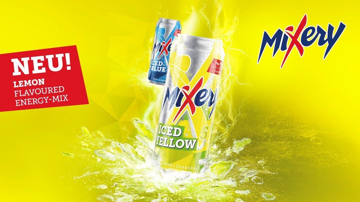 MiXery Iced Yellow: Der Energy-Mix mit dem Spritzer Zitrone