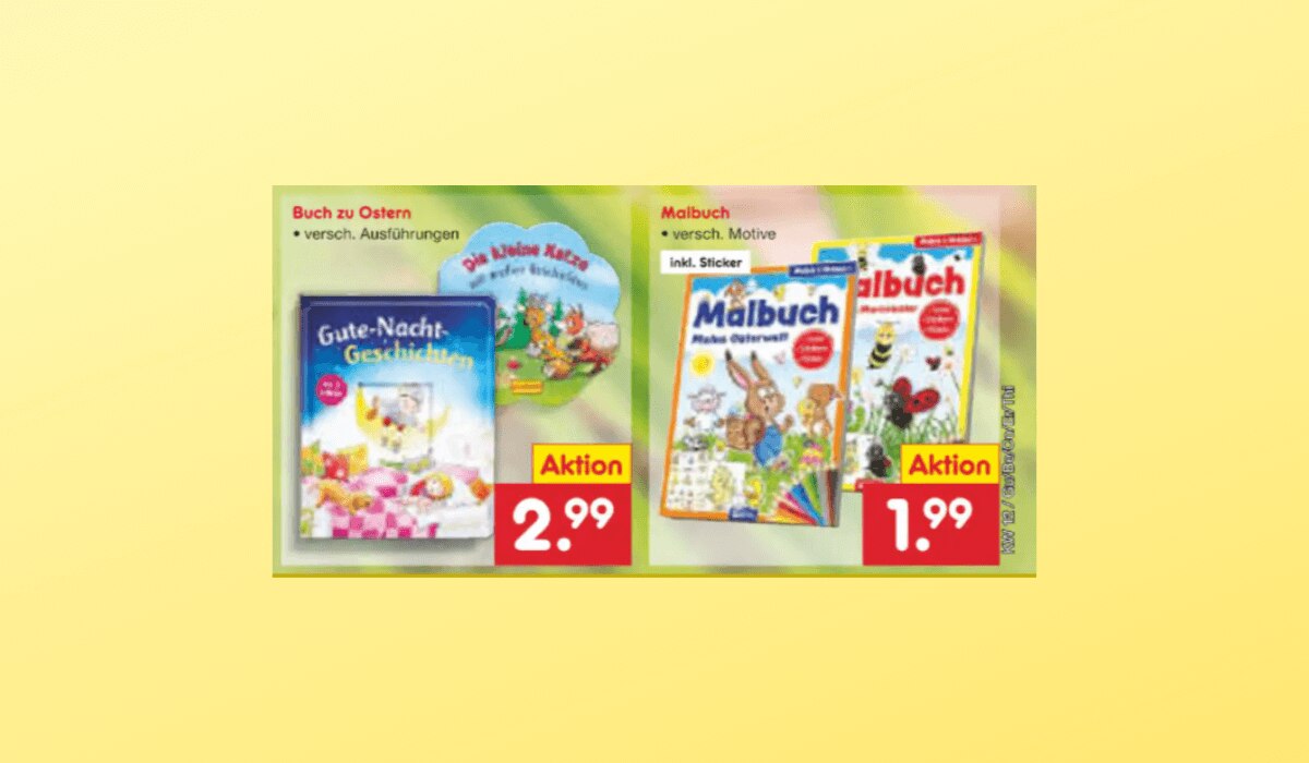 Geschenke zu Ostern für unter 10 Euro von netto Marken-Discount