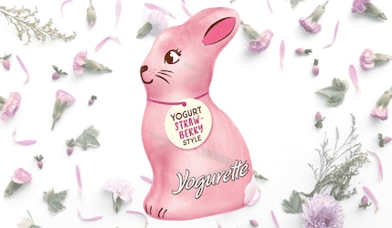 Der Yogurette Osterhase kommt: Yogurt Strawberry Style