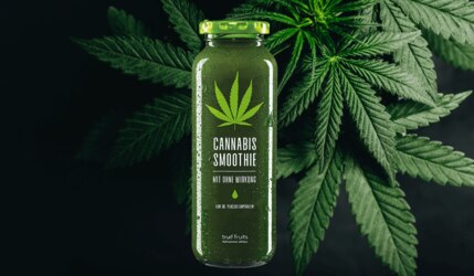 Cannabis Smoothie mit ohne Wirkung von true fruits