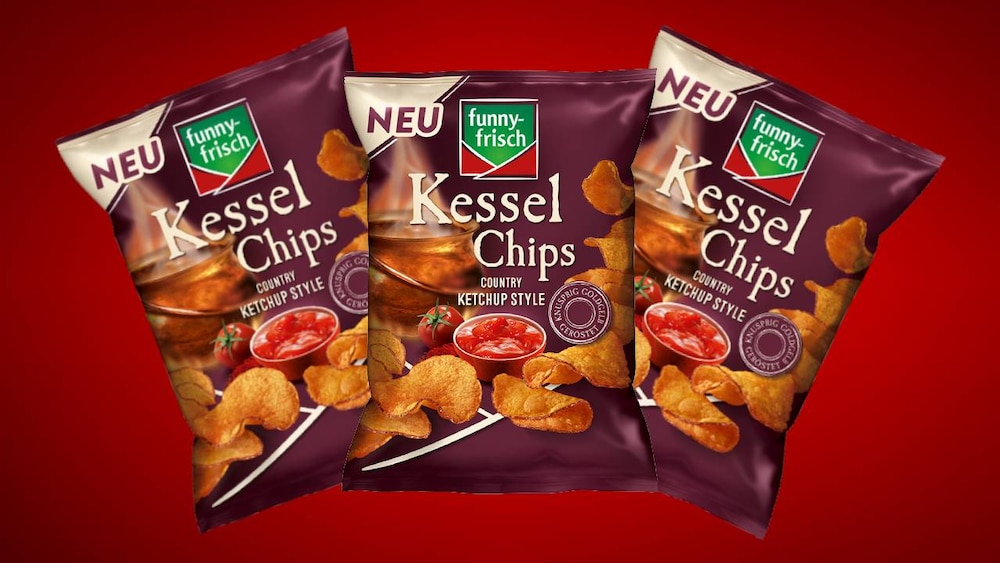 funny frisch kesselchips country ketchup style