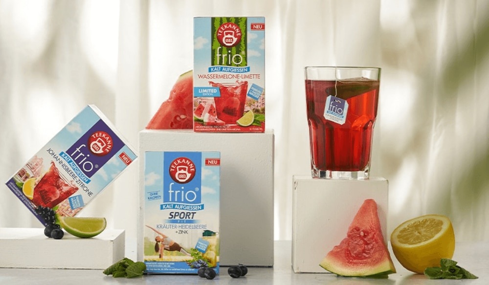 neue Sorten von frio Teekanne