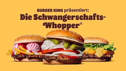 Burger King® Schwangerschafts-Whopper - Zum Muttertag gibt's Burger für Schwangere