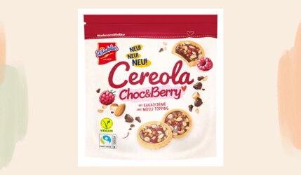 Cereola Choc & Berry mit Kakaocreme & Müsli-Topping