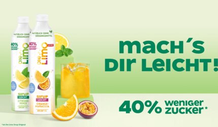 Die Limo Sirup Leicht von Granini in 2 Sorten