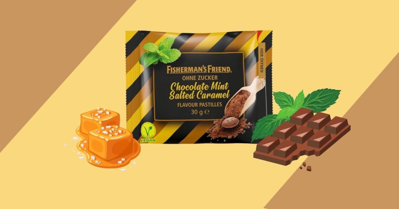 Fisherman's Friend Chocolate Mint Salted Caramel - Der schokoladige Atemerfrischer