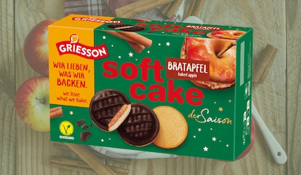 Soft Cake der Saison mit Bratapfel