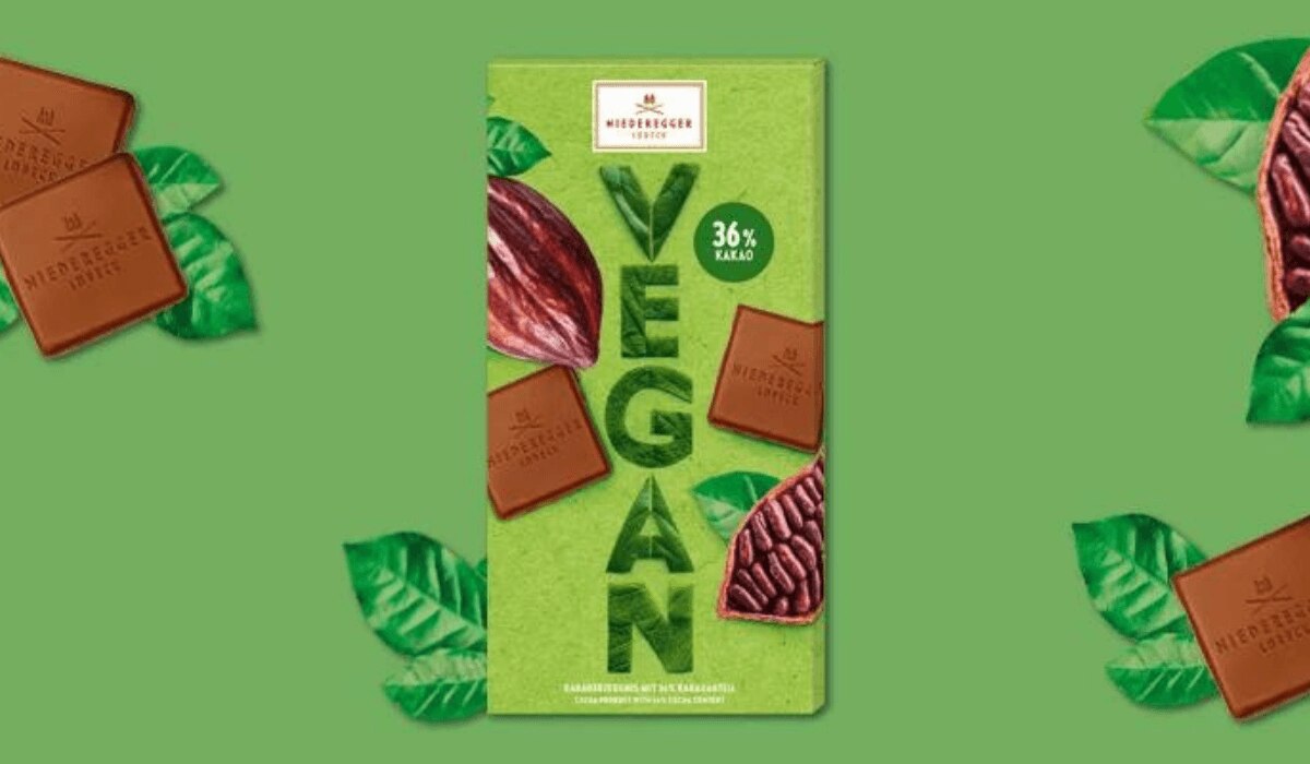 Schokoladentafel Niederegger vegan