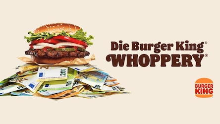 Burger King® Whoppery® Gewinnspiel: Burger zusammenstellen und bis 1 Mio. Euro bei Lotterie gewinnnen