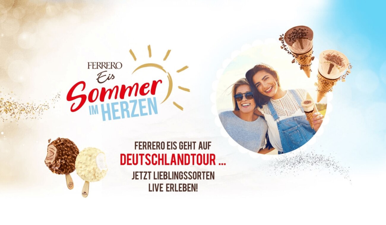 Ferrero sucht 10.000 Gratis-Eistester & geht auf Deutschlandtour