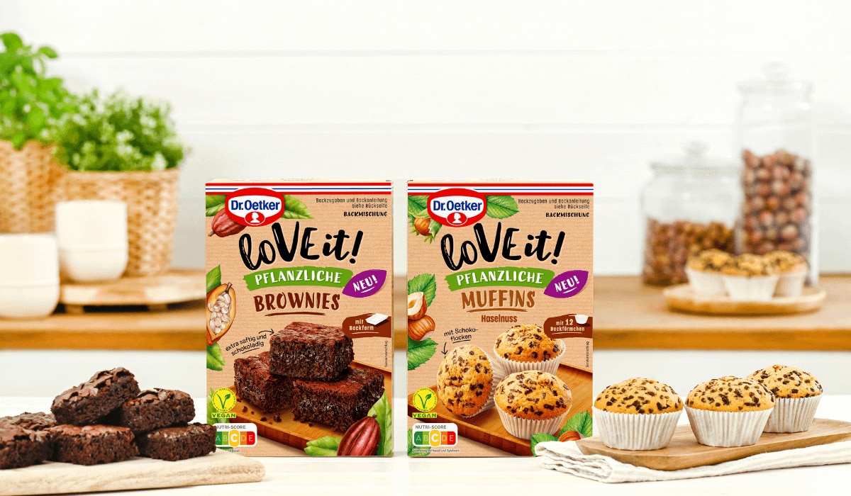 Vegane Muffins & Brownies loVE it Dr. Oetker