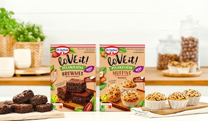 Vegane Muffins & Brownies loVE it Dr. Oetker