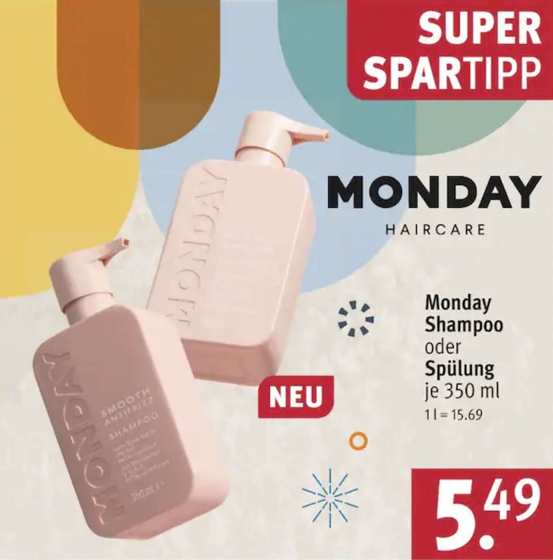 Monday Shampoo Spülung bei Rossmann kaufen
