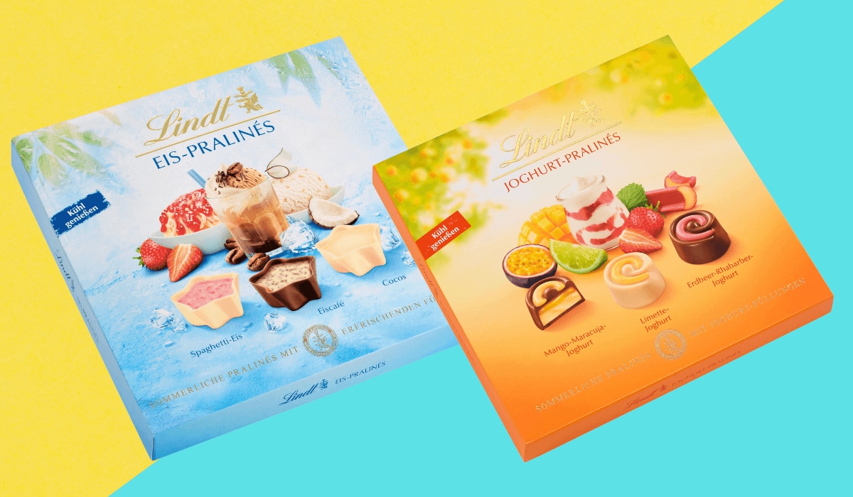 Sommer Pralinés von Lindt