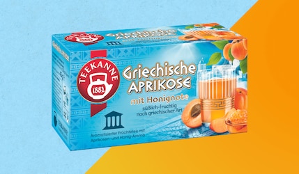 Teekanne Griechische Aprikose mit Honignote