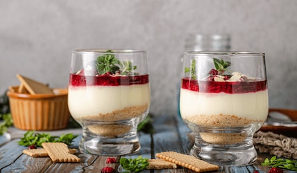 Käsekuchen im Glas ohne Backen