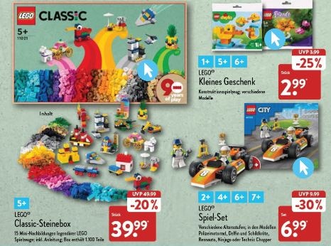 Lego Angebote Aldi Nord KW30 2022