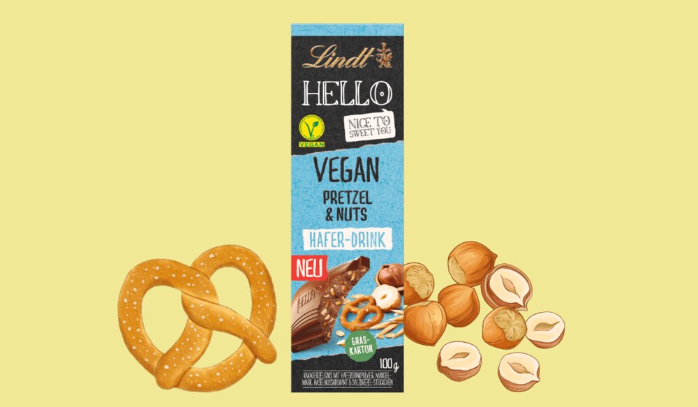 Lindt Hello Vegan Pretzel & Nuts