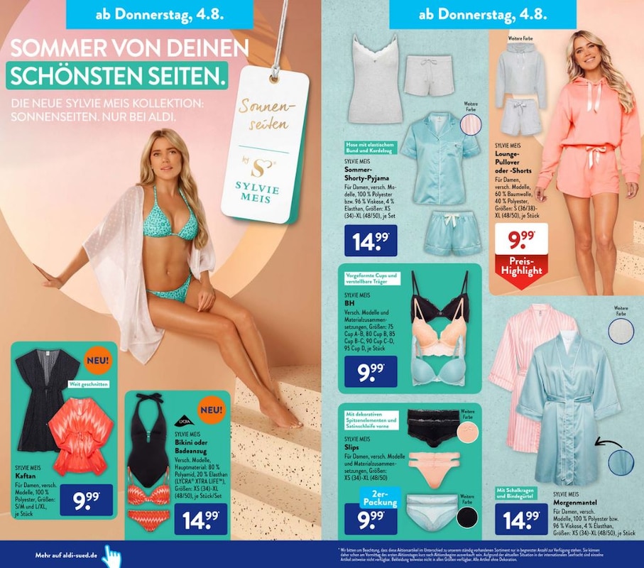 Silvie Meis Kollektion Sommer 2022 ALDI