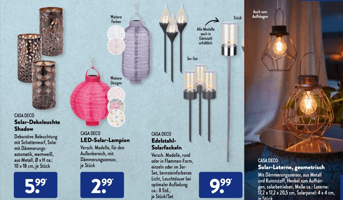 Sommerangebote Aldi Süd