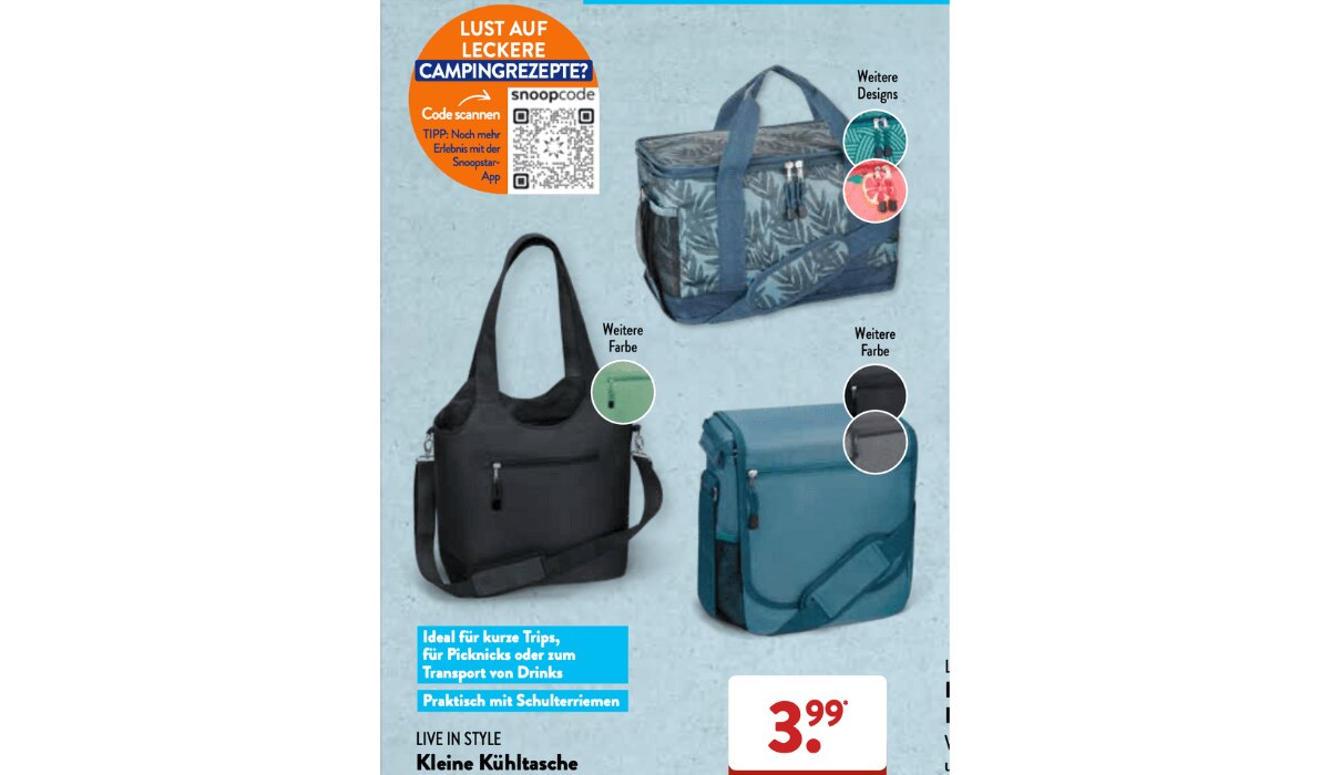 Sommerangebote Aldi Süd Kühltasche