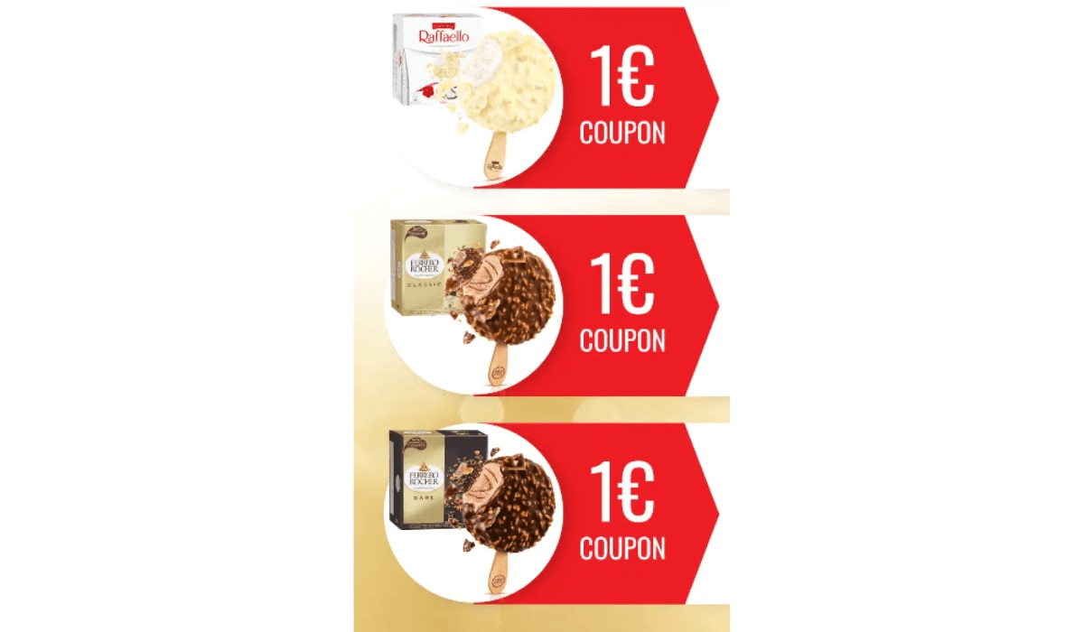 Ferrero Eis 1 Euro Coupon