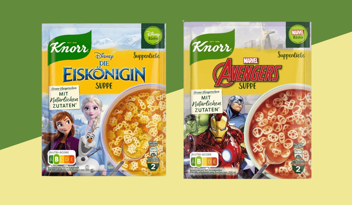 Knorr Suppenliebe Eiskönigin & Avengers