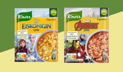 Knorr Suppenliebe Eiskönigin & Avengers